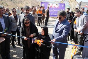 یک تقاطع غیرهمسطح در استان کرمان با حضور وزیر راه و شهرسازی افتتاح شد