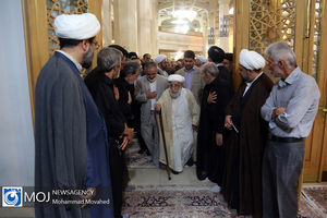 مراسم ختم آیت‌الله حائری از سوی مقام معظم رهبری در قم