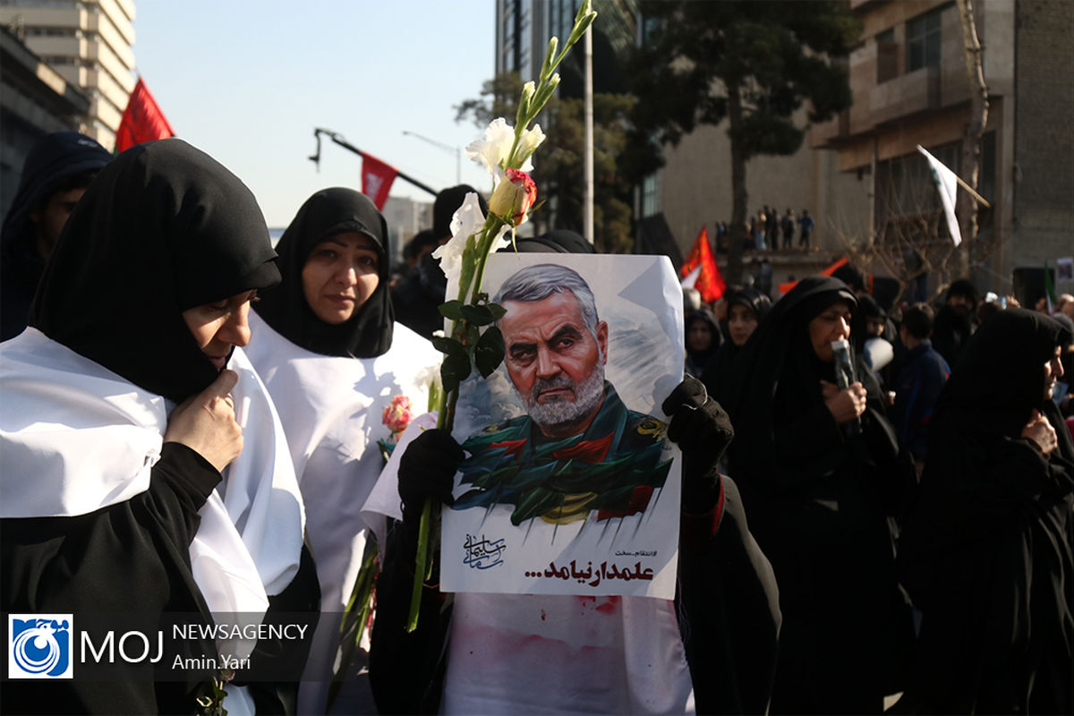 تشییع پیکر سپهبد شهید قاسم سلیمانی در تهران