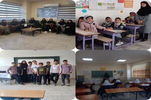 مشق عشق بانوان جهادگر کاشانی در مناطق محروم/ دانشجویان کاشانی، برای دانش‌آموزان "درس عشق" را مشق کردند
