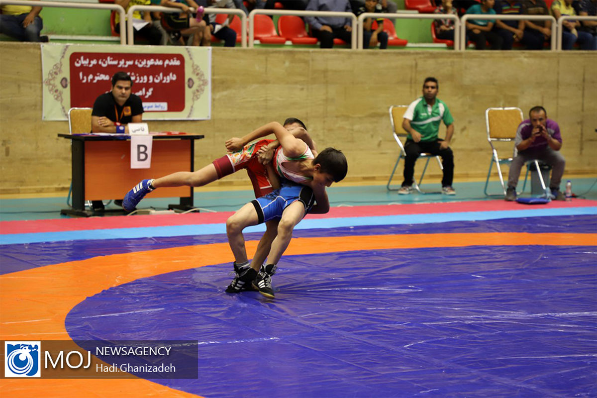 افتتاح  المپیاد استعدادهای برتر کشتی فرنگی در استان اردبیل