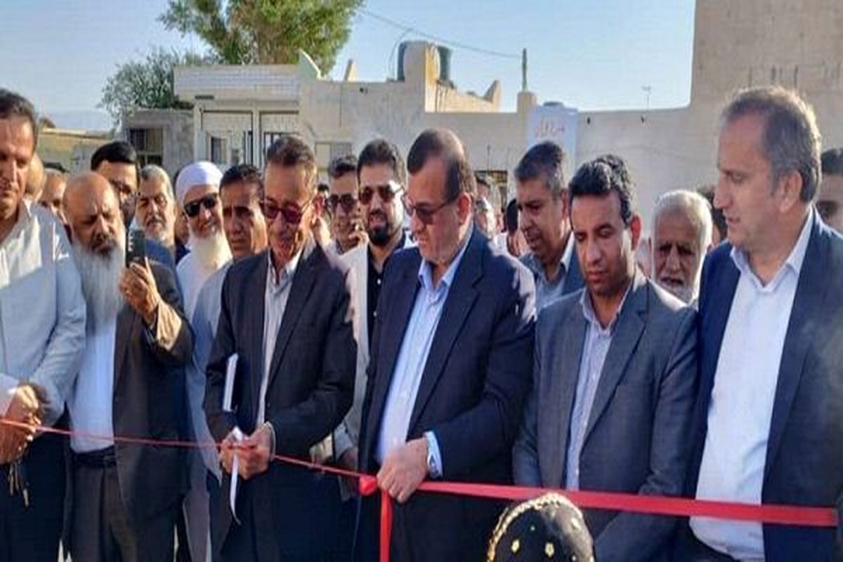 افتتاح مدرسه ابتدایی در بستک 