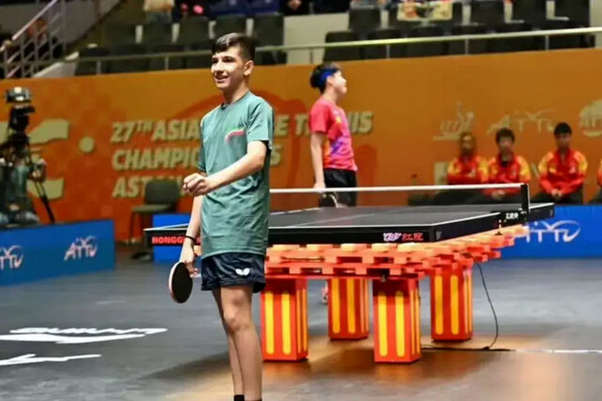 نابغه تنیس روی میز