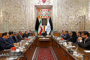 دیدار هیات رییسه فدراسیون فوتبال با علی لاریجانی 