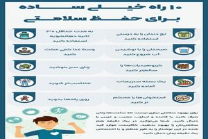 10 راه خیلی ساده برای حفظ سلامتی