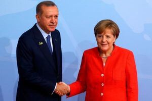تاکید مرکل و اردوغان  بر حفظ تمامیت ارضی سوریه