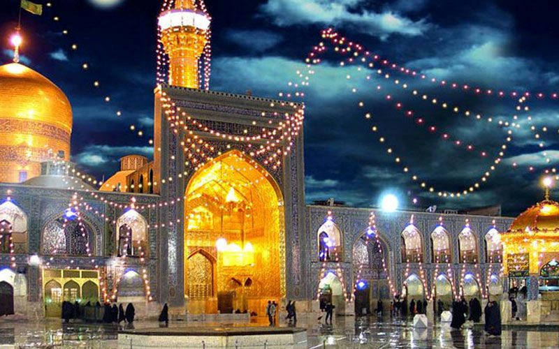 برگزاری جشن میلاد امام رضا(ع) در آستان مقدس امامزاده هلال بن علی در آران وبیدگل