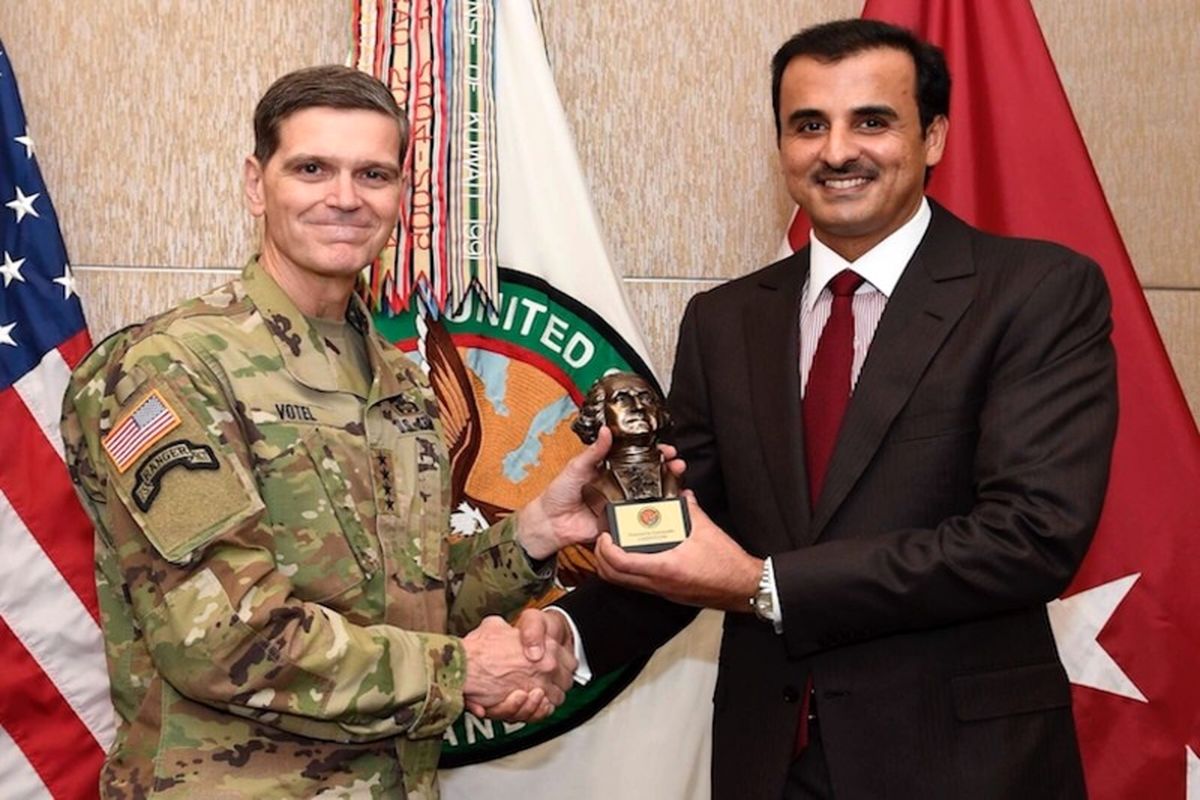  امیر قطر و ژوزف ووتل