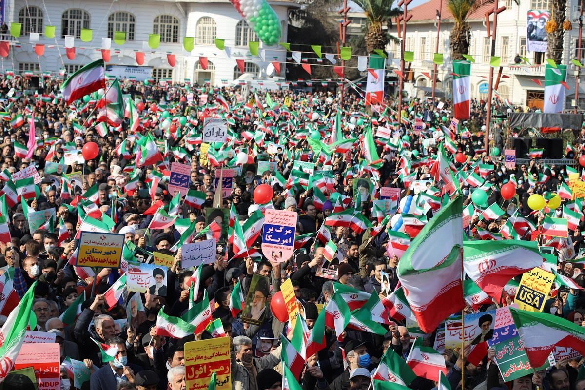 راهپیمایی ۲۲ بهمن در رشت