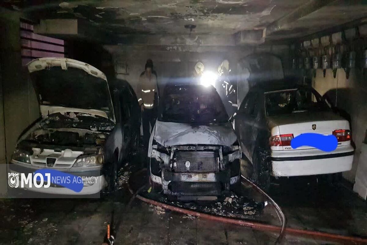حریق در ساختمان مسکونی