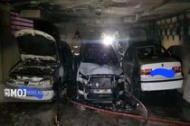 یک مجتمع ۶۰ واحدی در تهران دچار حریق شد+ تصویر