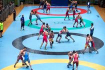 تمرین تیم ملی کشتی آزاد با آموزش‌های خادم برگزار شد