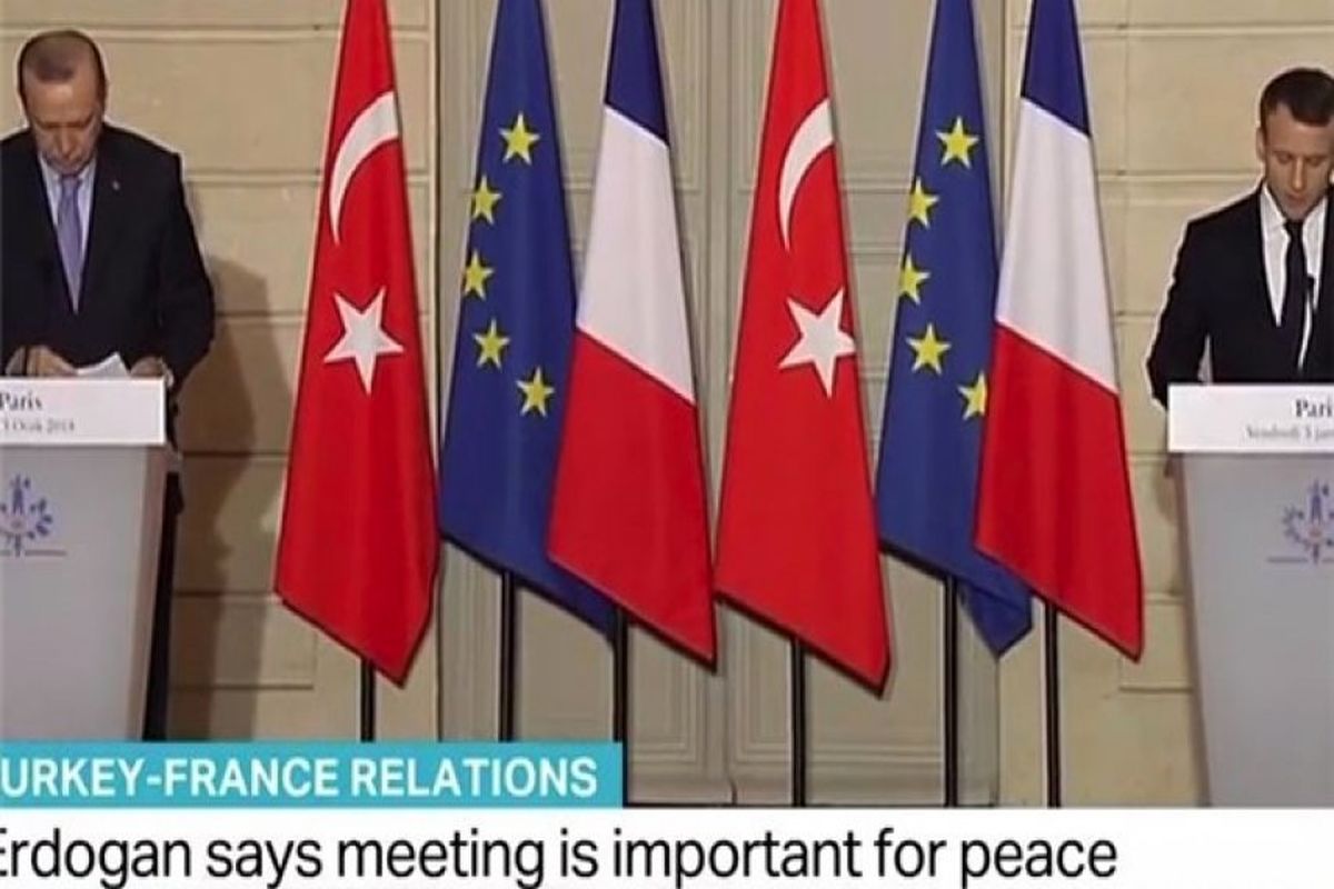 ماکرون اردوغان