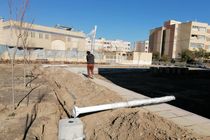 عملیات اجرایی روشنایی و تکمیل ابنیه بوستان محله ۵ مسکن مهر آغاز شد