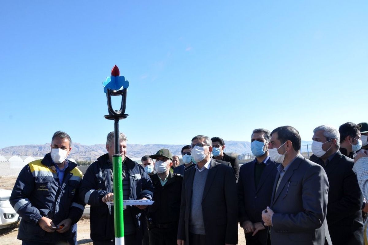 افتتاح پروژه شرکت گاز مهران