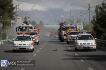 ضدعفونی محیط شهری بندرعباس توسط 20 گروه خودرویی به صورت شبانه