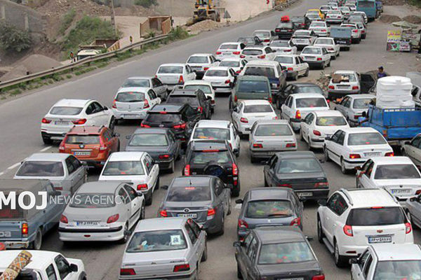 تردد سنگین در محورهای آزادراهی استان البرز