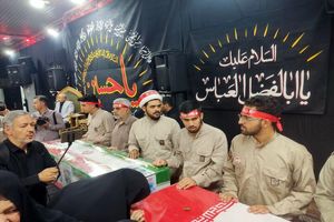 پیکر ۴ شهید حمله رژیم صهیونیستی در مشهد تشییع شد