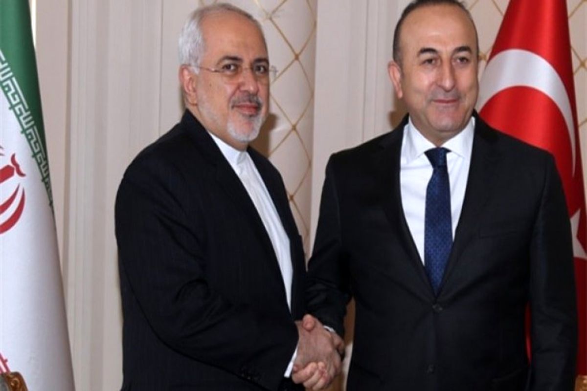 ظریف با همتایان ترکیه‌ای و قطری