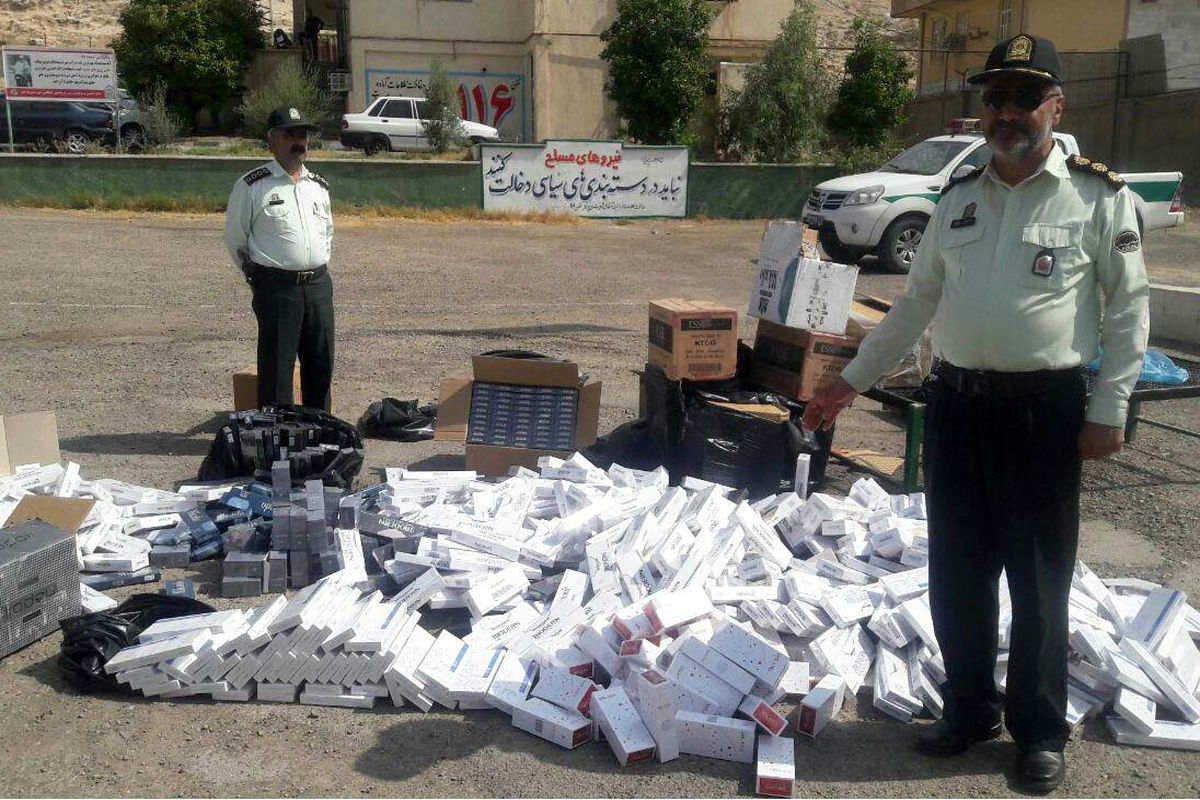 کشف محموله سیگار قاچاق در پلدختر