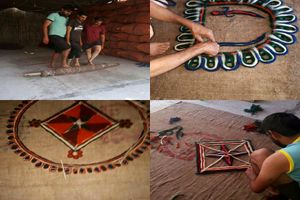 احیای صنعت "نمد مالی" در شهرستان باوی