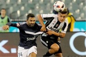«یوونتوس» برابر «ملبورن ویکتوری» تن به شکست داد
