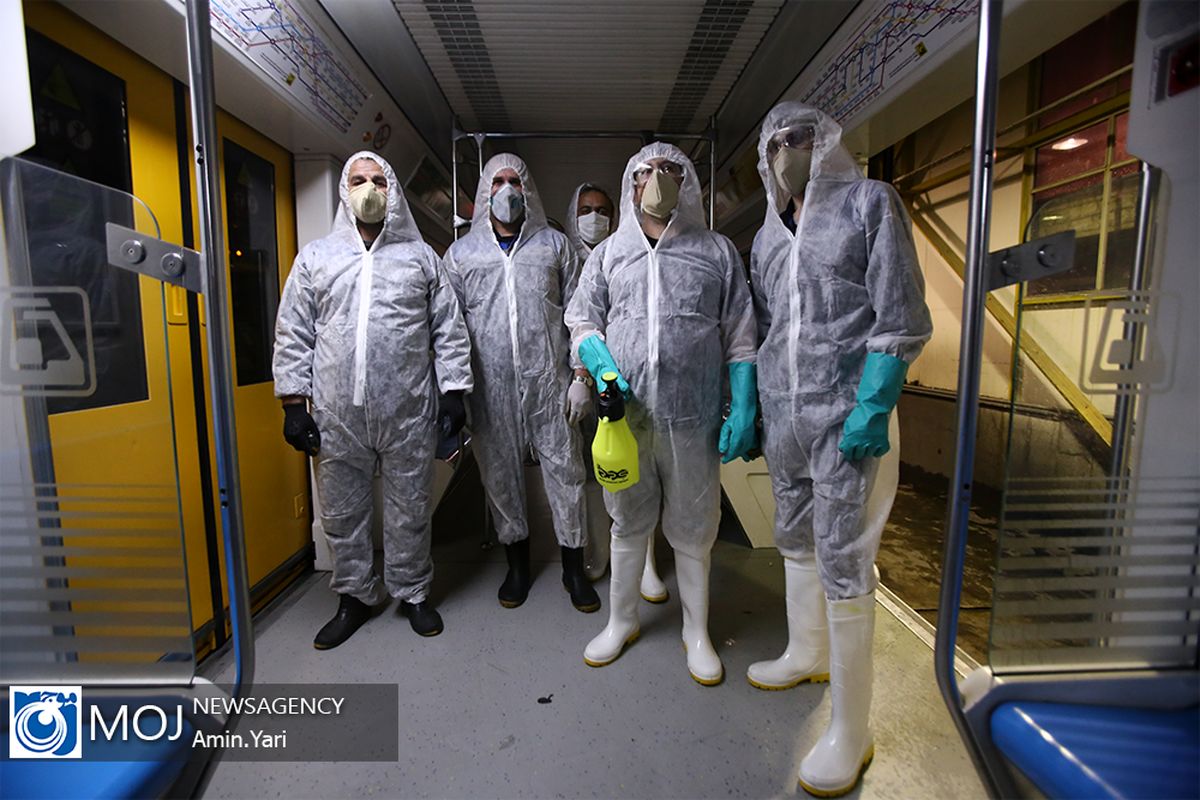 ضد عفونی ناوگان حمل و نقل عمومی تهران