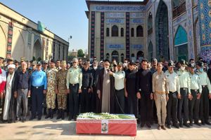 تشییع پیکر شهید مدافع امنیت «رضا زارع مویدی» در شیراز 