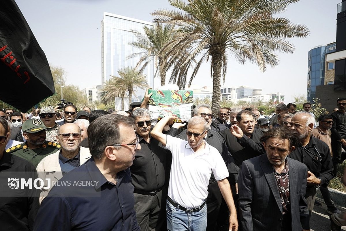 تشیع جنازه امام جمعه موقت کیش یوسف پور 