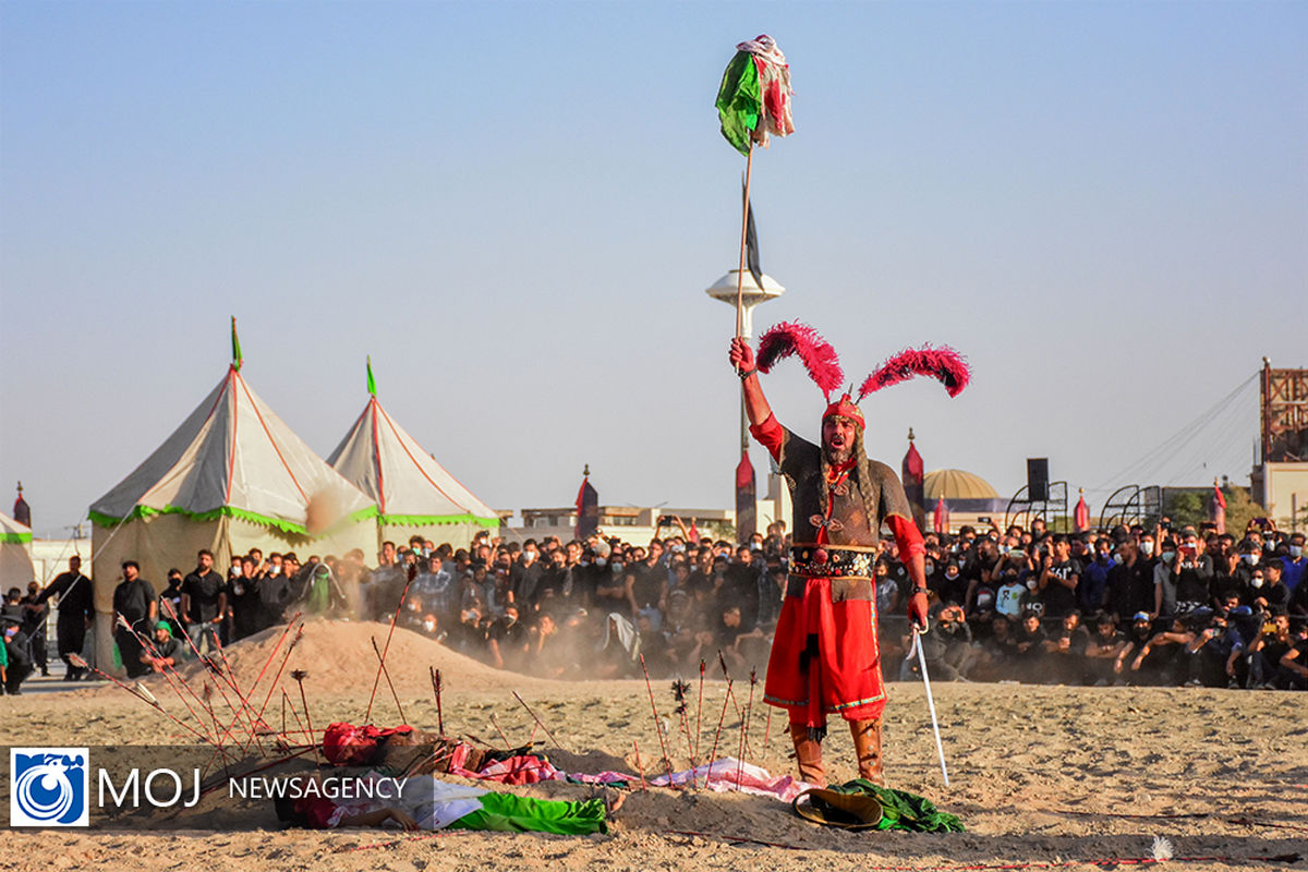 تعزیه خوانی حسینی در امامزاده شاه کرم اصفهان