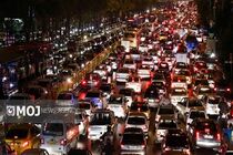 محورهای شمالی و ورودی‌های پایتخت زیر بار ترافیک سنگین