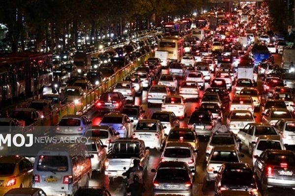 محورهای شمالی و ورودی‌های پایتخت زیر بار ترافیک سنگین