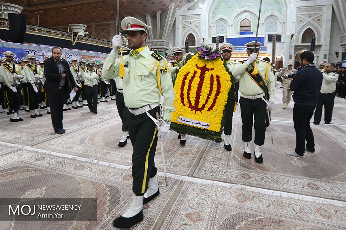 تجدید میثاق فرماندهان نیروی انتظامی با آرمانهای امام (ره)