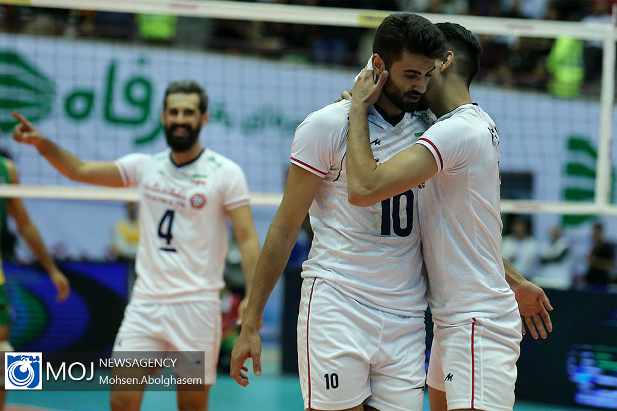 دیدار تیم های ملی والیبال ایران و استرالیا