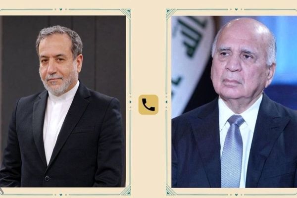 گفتگوی تلفنی وزرای امور خارجه ایران و عراق