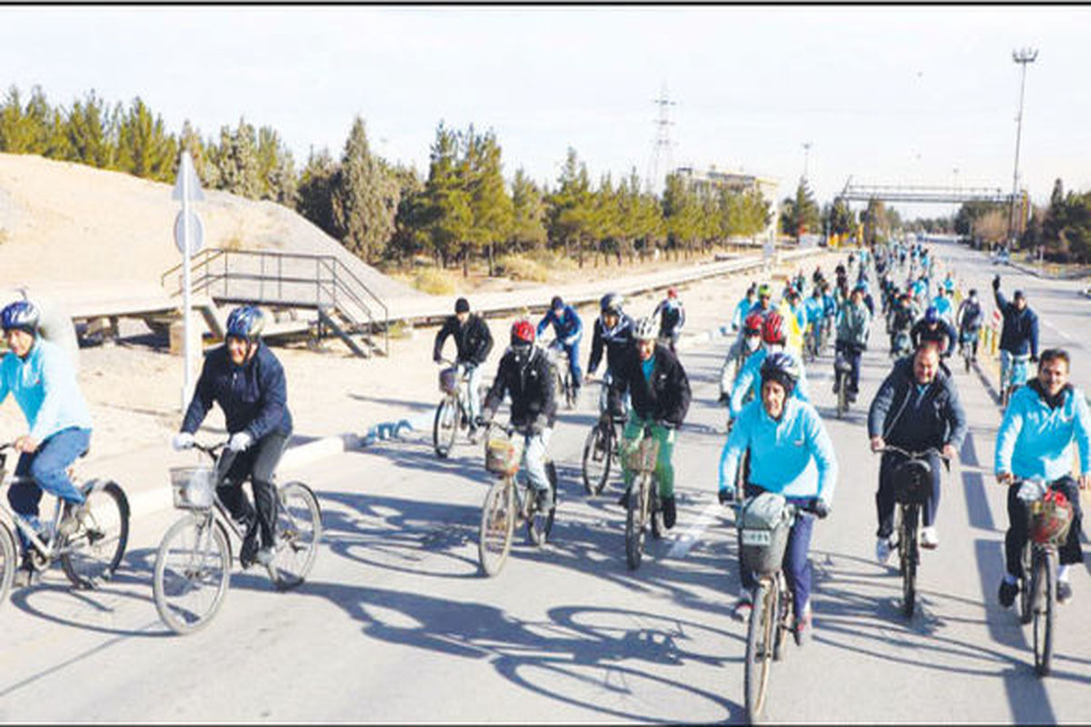 پیاده روی در شرکت فولاد مبارکه