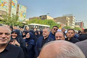 وزیر دادگستری در مراسم تشییع پیکر شهدای اقتدار حضور یافت