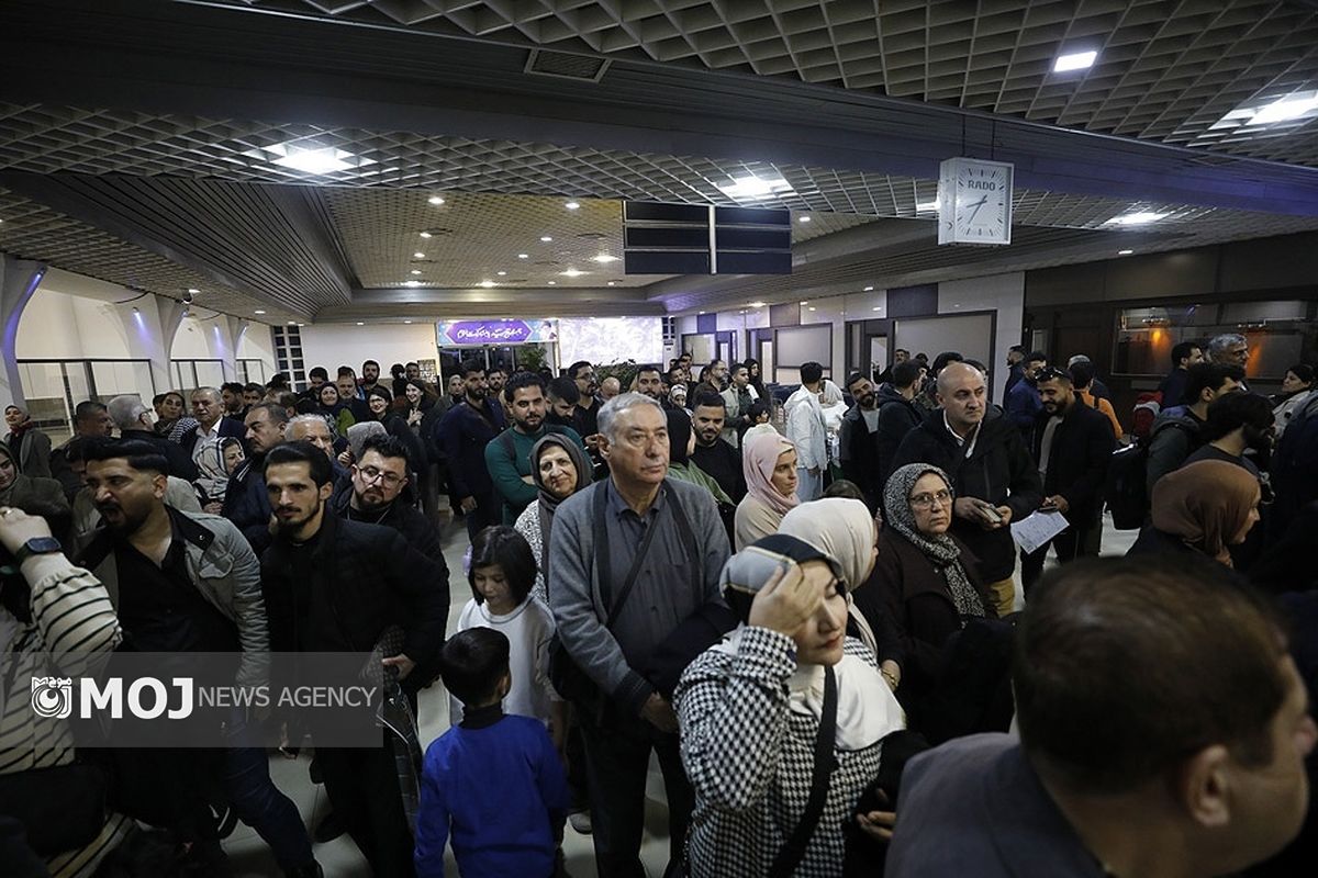 ورود مسافرین اربیل عراق به کیش