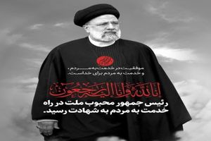 پیام مدیرعامل شرکت آب منطقه ای اصفهان به مناسبت شهادت رئیس جمهور و هیئت همراه