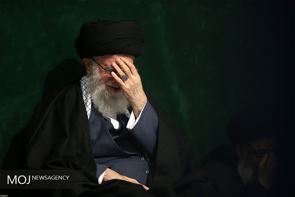 سومین شب عزاداری ایام فاطمیه با حضور مقام معظم رهبری