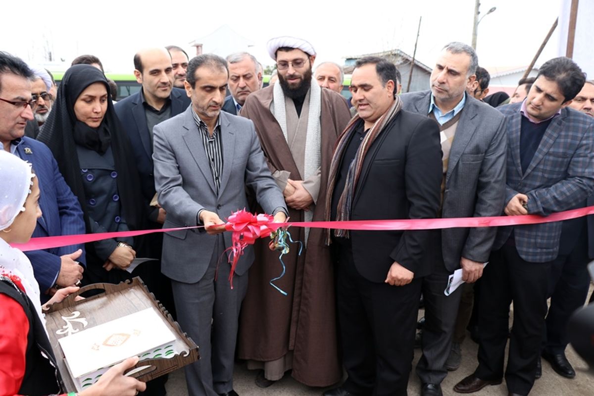 افتتاح طرح های عمرانی رشت