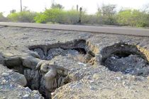 نشست 60 درصدی زمین در دشت میناب