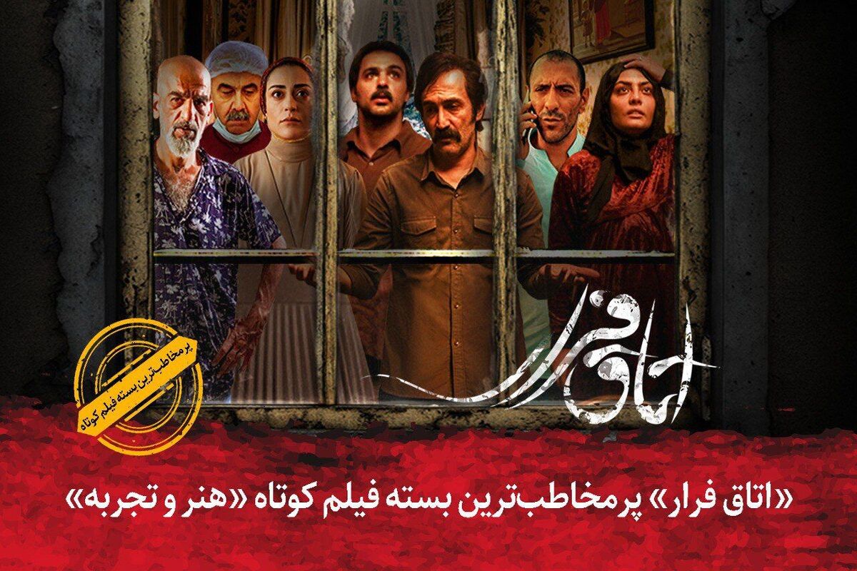 فیلم کوتاه «اتاق فرار» پرمخاطب‌ترین بسته هنر و تجربه شد