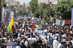 آغاز راهپیمایی روز جهانی قدس در تهران