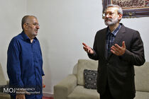 عیادت علی لاریجانی از فرمانده مهندسی نیروی زمینی سپاه