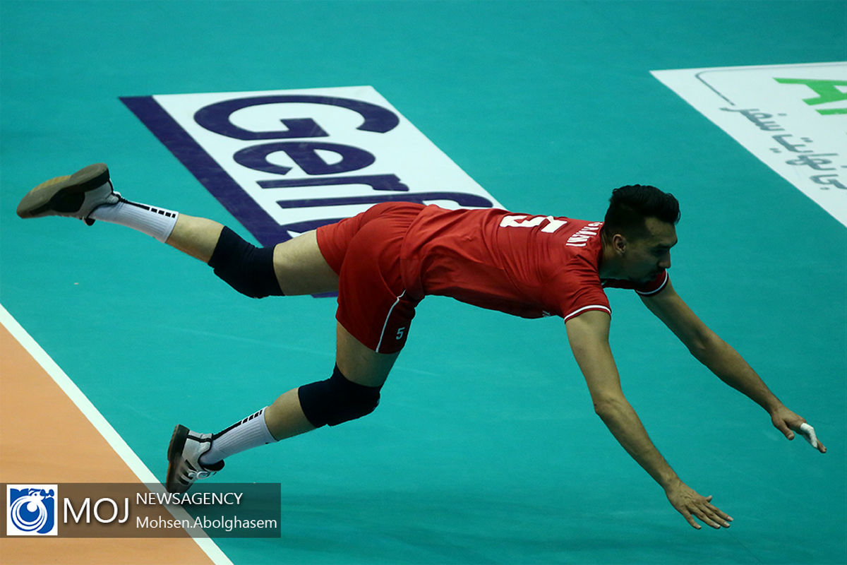 دیدار تیم های ملی والیبال ایران و کره جنوبی