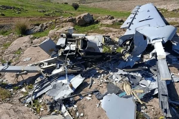 انهدام یک فروند پهپاد هرمس ۹۰۰ در آسمان فارس