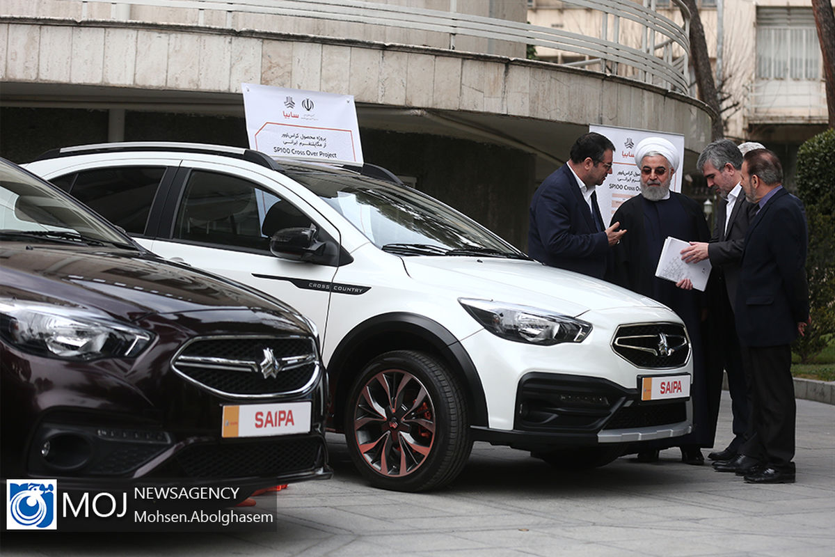 رونمایی از محصولات جدید خودروسازان با حضور رییس جمهوری
