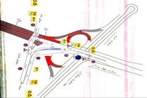 انحراف مسیر ترافیکی برای پروژه شهید اوسطی اجرایی شده است