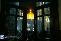 ضریح مطهر امام رضا (ع) غبارروبی شد